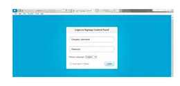 Digital Signage Management Server