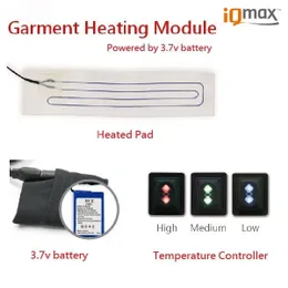 Garment Heating Module - IQmax 3.7V