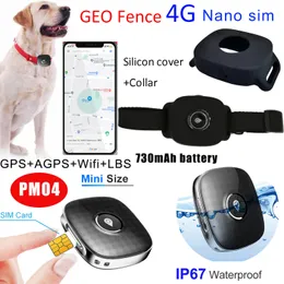 4G LTE IP67 waterproof Pets GPS Tracker with Geo fence