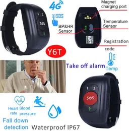4G IP67 Senior GPS Bracelet with Temperature Monitoring