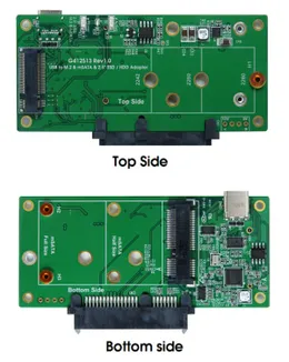 USB 3.1 Gen 2 for 2.5” SATA, mSATA SSD & M.2 with typeC