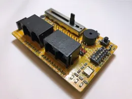 Sensor module with mic., light sensor, buzzer & switch