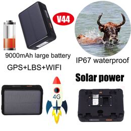 4G Solar Charging Livestock GPS Tracker V44