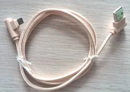 L-shaped USB A to Micro B Cable