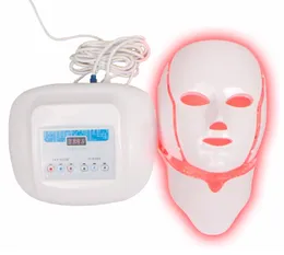 Three colors led mask with neck