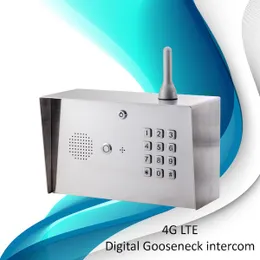 Digital GSM Gooseneck Intercom with Keypad - 4G