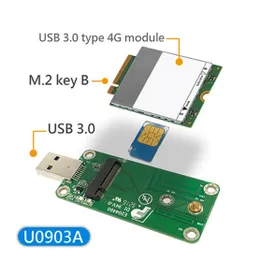 U0903A. M.2 Key B LTE Card to USB 3.0 Adapter