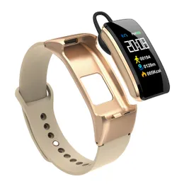 Fitness Tracker Band with Earbuds