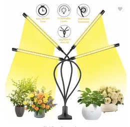 Dimmable Plant Grow Light with 4 heads