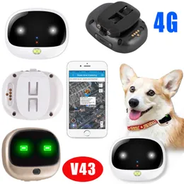 4G Pets Mini GPS Tracker with LED Light V43
