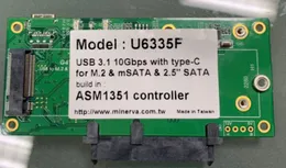 Custom USB 3.1Gen 2 for 2.5” SATA, mSATA SSD & M.2 SSD