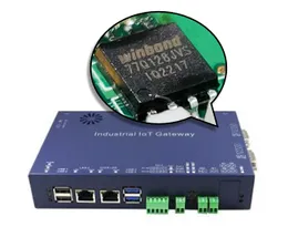 Industrial Raspberry Pi 4 Gateway with Security Flash